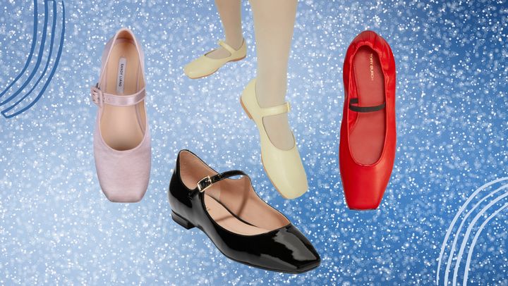 Essentials Women's Ballet Flat : : Clothing, Shoes &  Accessories