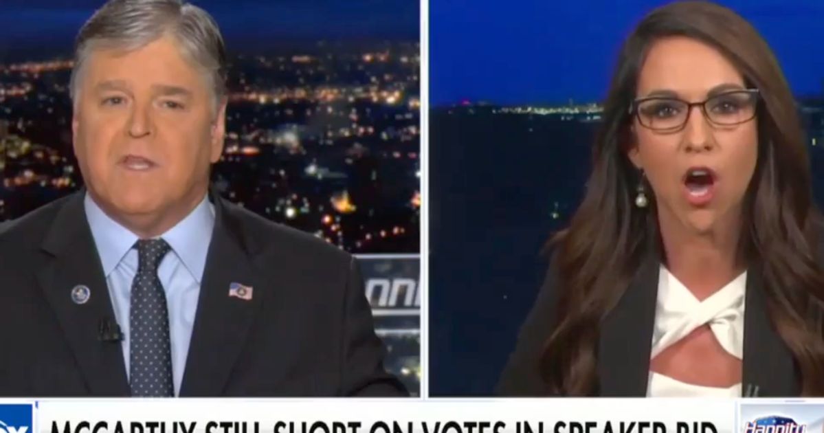 Sean Hannity, Lauren Boebert Let Interruptions Fly In Out-Of-Control Interview