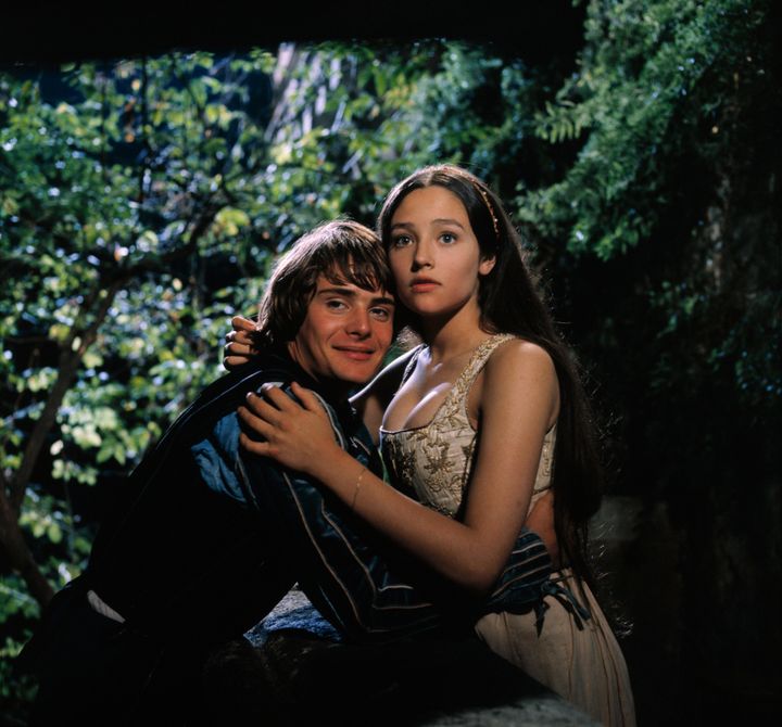 1968年の映画「ロミオとジュリエット」に出演したレナード・ホワイティングさんとオリヴィア・ハッセーさん