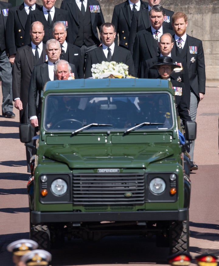 The funeral of Prince Philip, Duke of Edinburgh, on April 17, 2021, in Windsor, England.