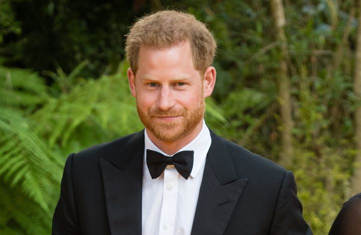 Prince Harry at the Lion King premiere in 2019