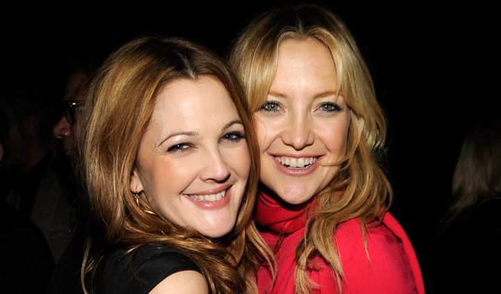 Drew Barrymore and Kate Hudson in 2007.