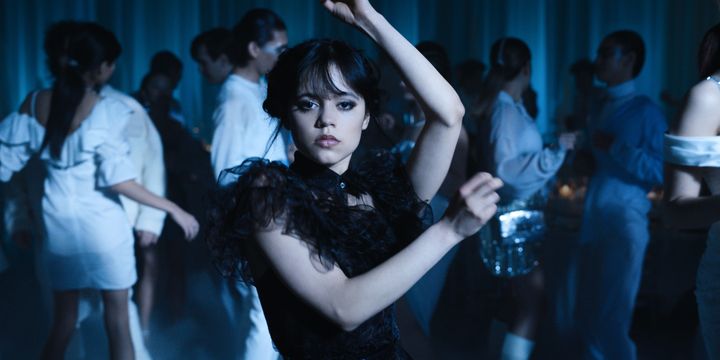 Jenna Ortega busts a move in one of Wednesday's most iconic scenes