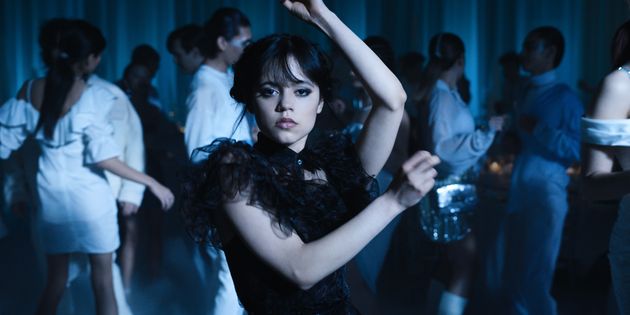 Jenna Ortega shows off her dance moves as Wednesday in one of the show's most iconic sequences