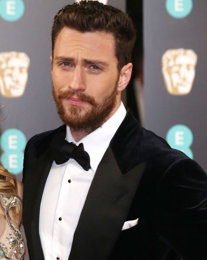 Aaron Taylor-Johnson at the Baftas in 2017