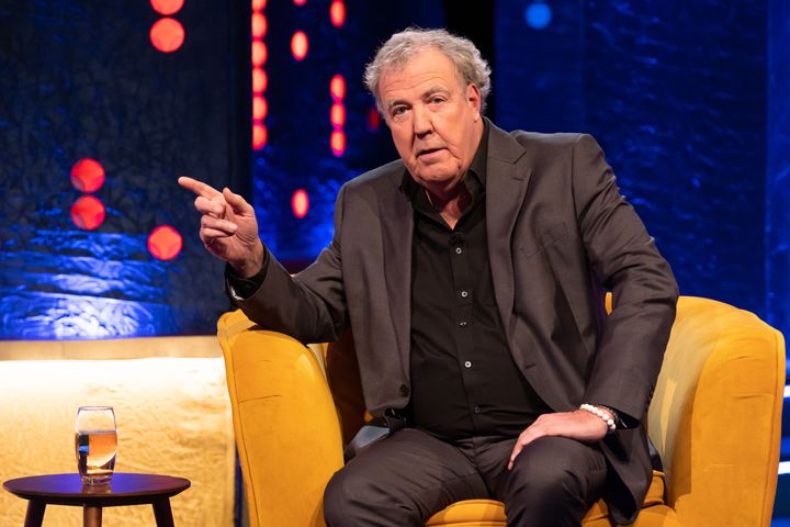 Clarkson pictured on The Jonathan Ross Show in 2021