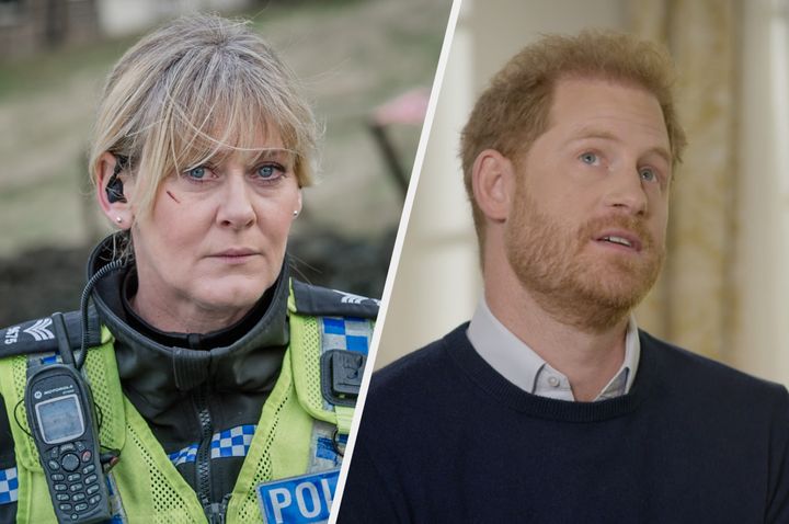 Sarah Lancashire in Happy Valley and the Duke of Sussex in Harry: The Interview