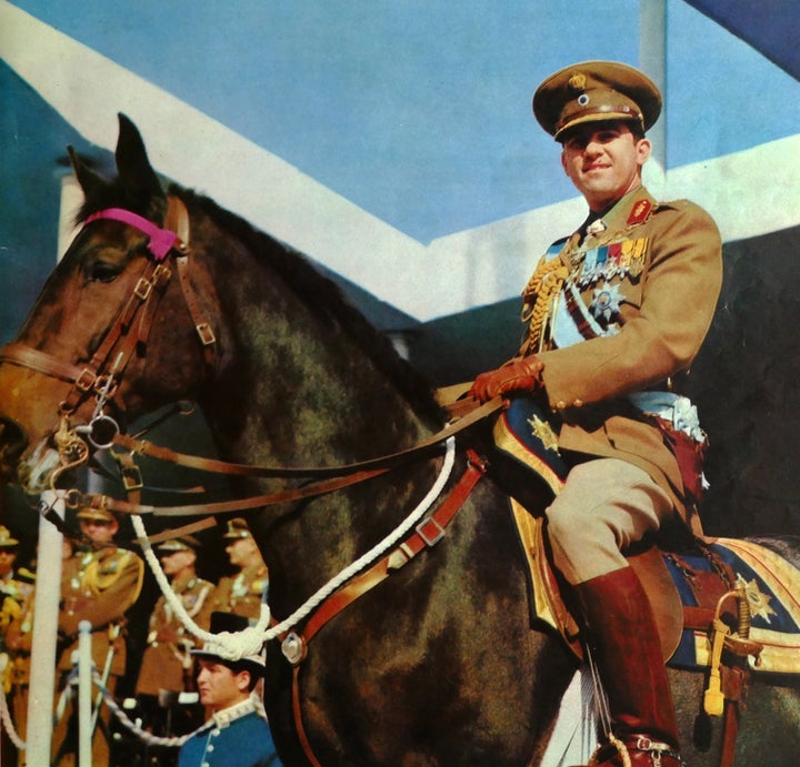 Photograph of a young Constantine II of Greece (1940-) who reigned from 1964 until the abolishment of the monarchy in 1973.. (Photo by: Universal History Archive/Universal Images Group via Getty Images)