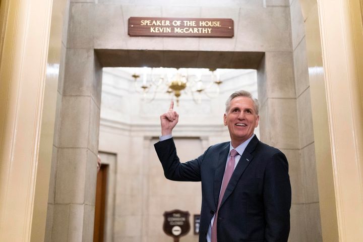 He may have given away the House, but Kevin McCarthy is the speaker now.
