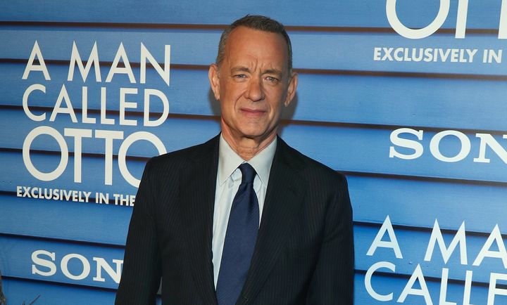 Tom Hanks at a screening of A Man Called Otto earlier this week