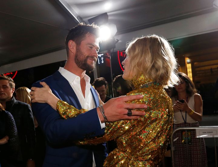 World Premiere of Thor: Ragnarok - Los Angeles, California, U.S., 11/10/2017 - Chris Hemsworth and Cate Blanchett. REUTERS/Mario Anzuoni