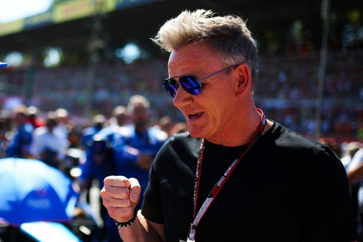 Gordon Ramsay pictured at the F1 Grand Prix last year