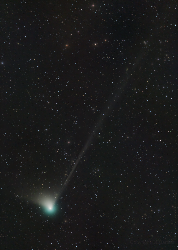 ダン・バートレットさんが撮影したZTF彗星