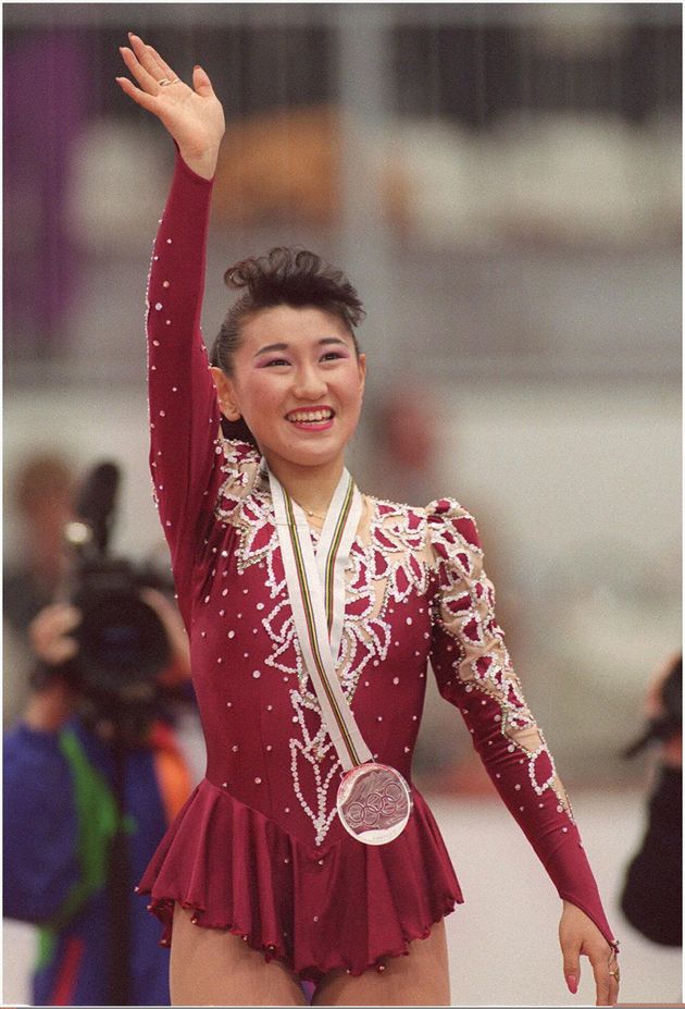 アルベールビルオリンピックで銀メダルを獲得した伊藤みどりさん（1992年2月21日撮影）