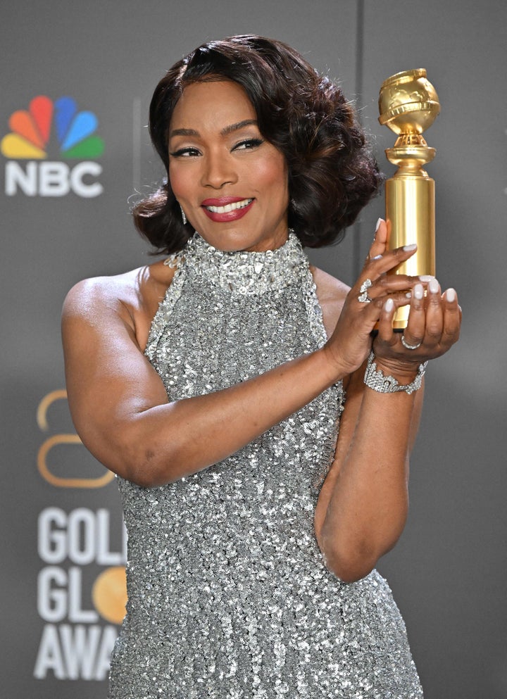 Angela Bassett at the 2023 Golden Globes