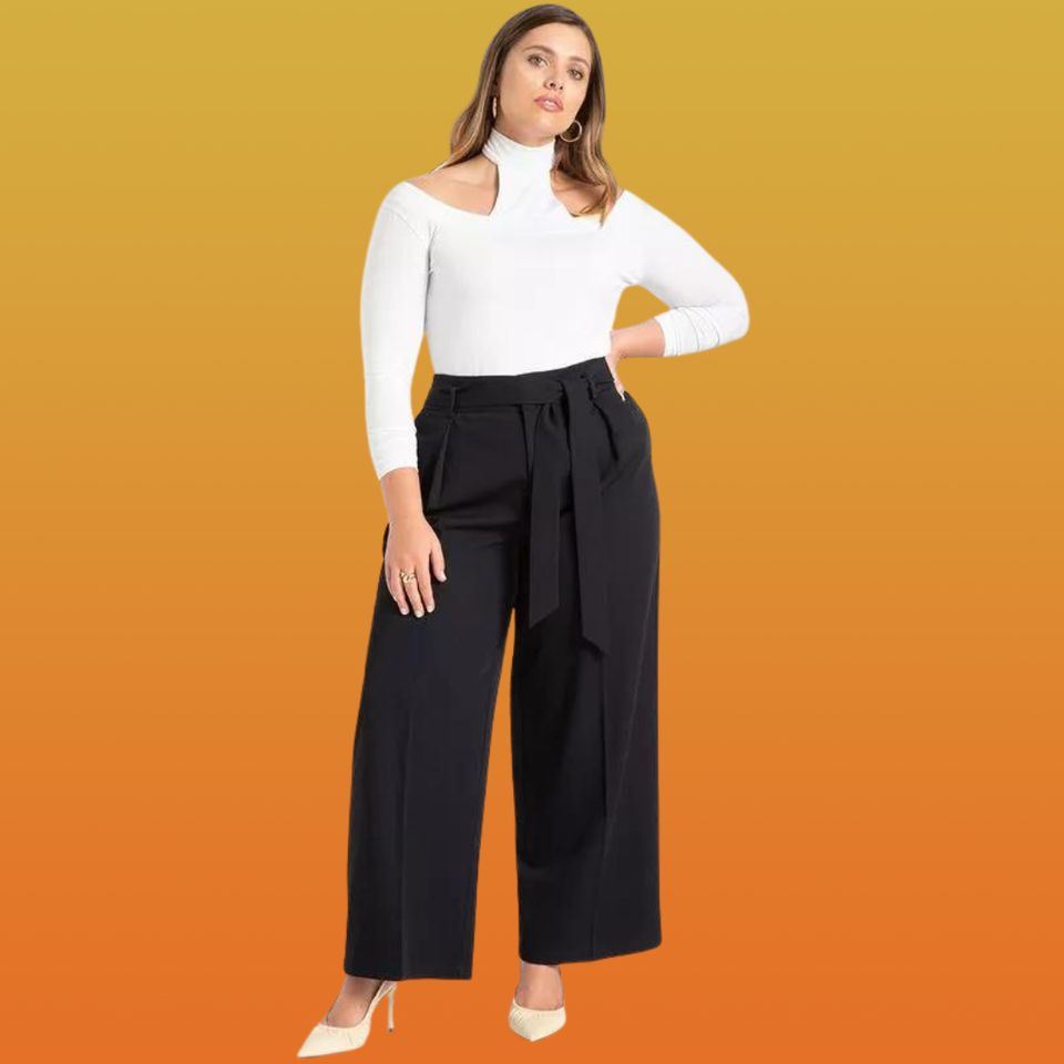 🌹DIY Wide Leg Pants  How To Make High Waisted Wide Leg Pants [Trousers  series] 