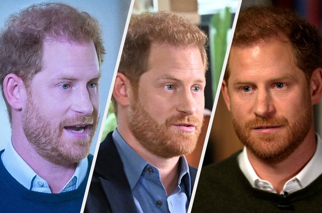 Prince Harry during his interviews to promote 'Spare'