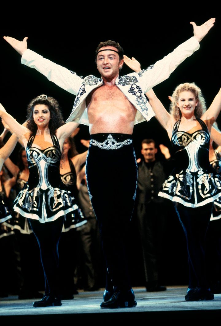 Michael Flatley performing in Lord of the Dance (Photo by Brigitte Engl/Redferns)