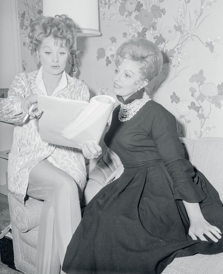 Cook (right) and Lucille Ball (left) worked together for more than a decade and were close friends.