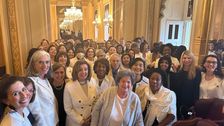 

    Women In Congress Wear All White In Support Of Abortion Access

