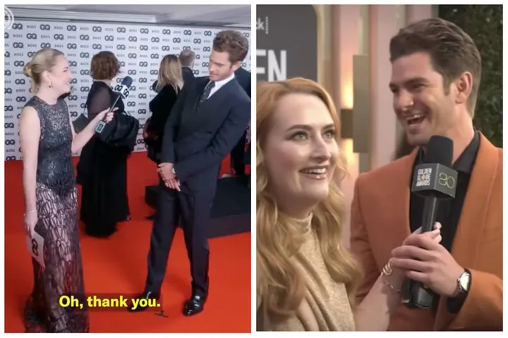Interviewer And Andrew Garfield Have Sizzling Red Carpet Flirtation — Twice