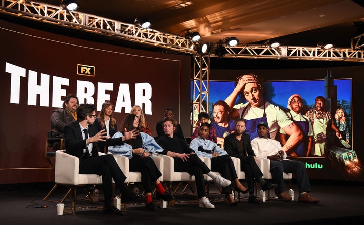 The cast, showrunners and producers of "The Bear."