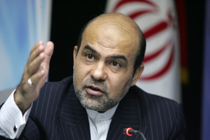 In this picture released on Tuesday, Oct. 14, 2008, by Islamic Republic News Agency, IRNA, Ali Reza Akbari speaks in a meeting to unveil the book "National Nuclear Movement" in Tehran, Iran. Iran said Saturday, Jan. 14, 2023, it had executed Akbari, a dual Iranian-British national who once held a high-ranking position in the country's defense ministry, despite international warnings to halt his death sentence, further escalating tensions with the West amid the nationwide protests now shaking the Islamic Republic.(Davoud Hosseini, IRNA via AP)