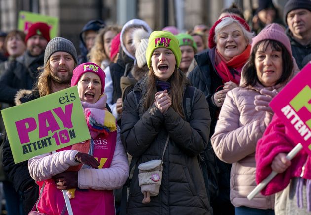 Members of the Education Institute Scotland have also taken strike action over pay.