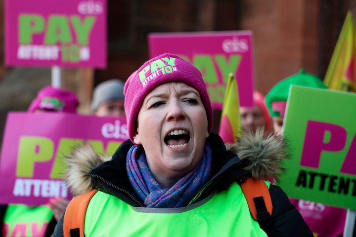 Teachers in Scotland have already been on strike over pay. The Educational Institute of Scotland union has organised 16 consecutive days of action starting from Monday January 16.