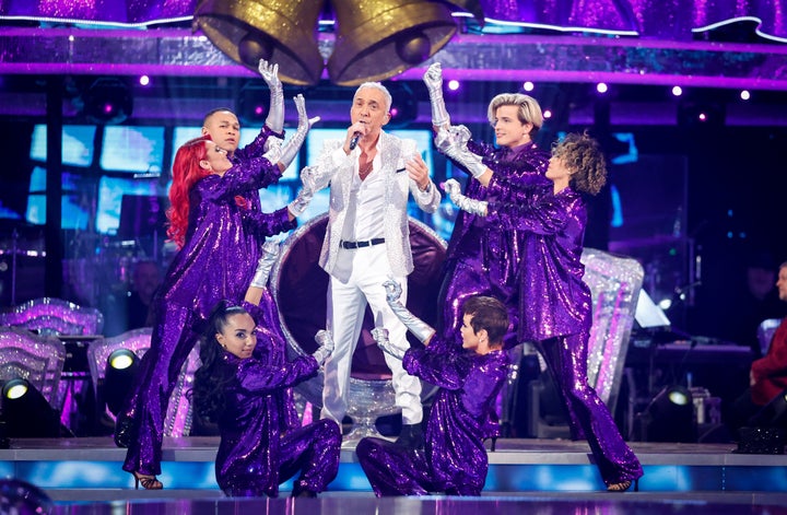 David Walliams performing on last year's Britain's Got Talent Christmas special