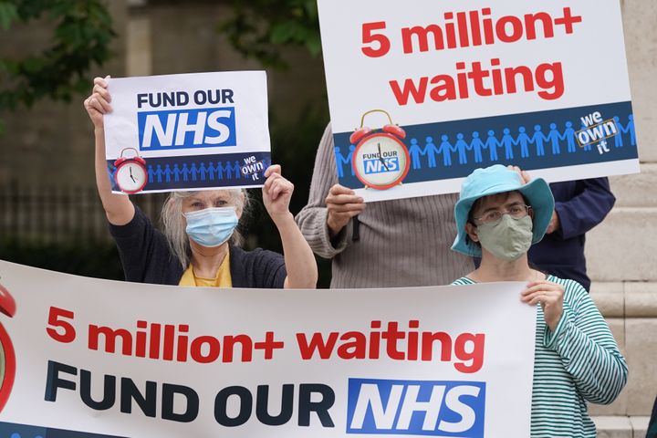 The current NHS waiting list stands at 7.19 million people.