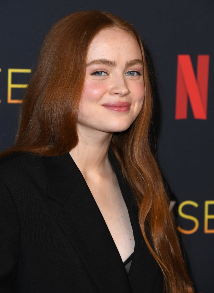 Sadie Sink at the Stranger Things premiere last year