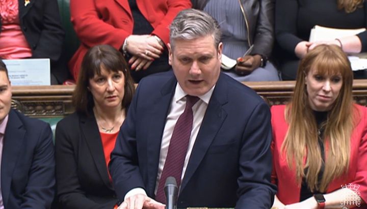 Labour leader Sir Keir Starmer speaks during Prime Minister's Questions in the House of Commons, London. Picture date: Wednesday January 11, 2023.