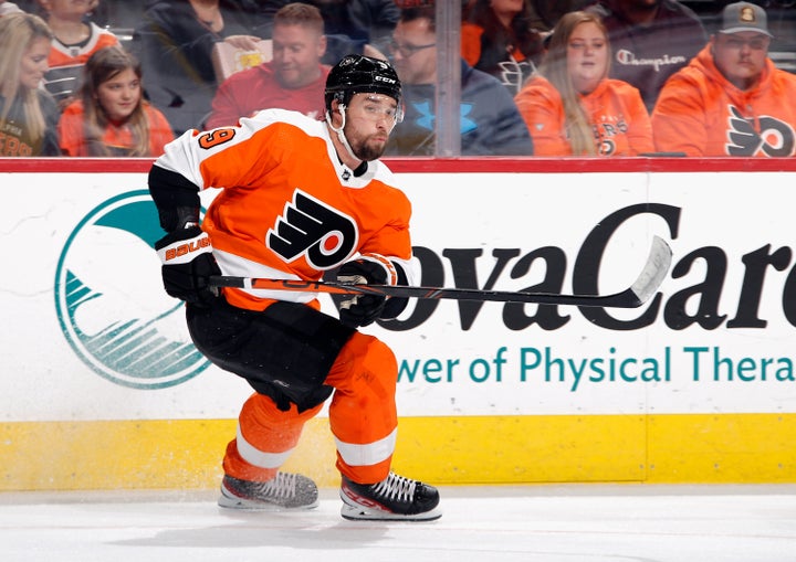 Ivan Provorov of the Philadelphia Flyers skates in a recent game against the Washington Capitals.