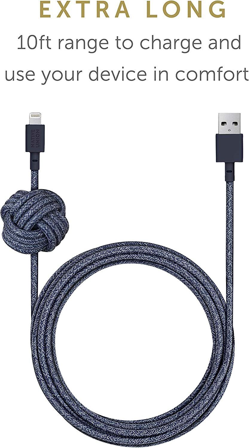 Native Union knotted weight 10-foot cable
