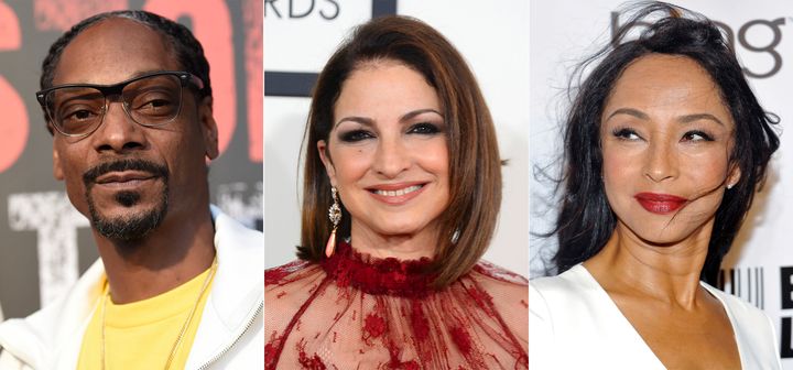 This combination of photos shows musicians Snoop Dogg, from left, Gloria Estefan, and Sade, who have been chosen to join the Songwriters Hall of Fame. (AP PHoto)