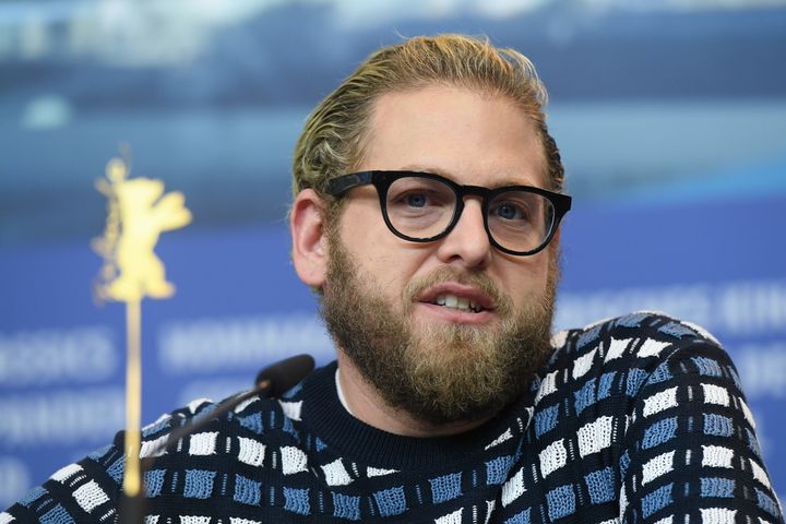 Jonah Hill on Feb. 10, 2019, in Berlin, Germany. Recently, Hill's "You People" castmates at the Los Angeles premiere of the Netflix film shared encouraging words for Hill's decision to skip press for the movie. 