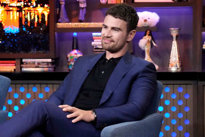 Theo James on Watch What Happens Live.