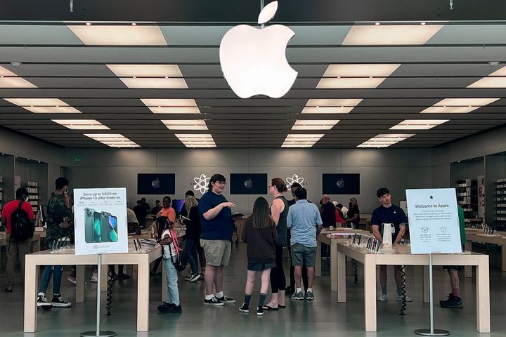 An Apple Store in Towson, Maryland, was the company's first to unionize last year.