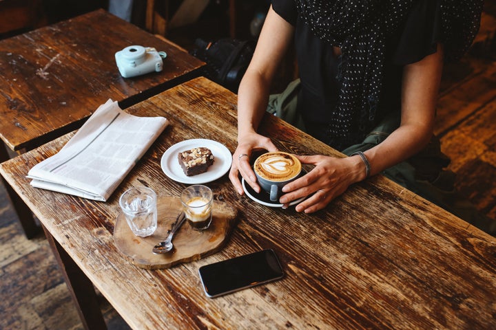 Be mindful of taking up a large table when there are groups waiting to sit and smaller spaces available for you.