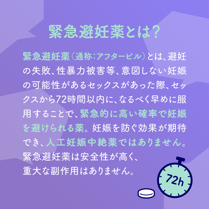 緊急避妊薬とは？