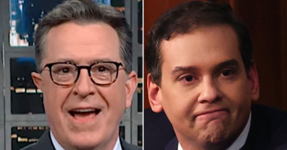 'Oh, Honey!': Stephen Colbert Has A Gala-rific Fact-Check For George Santos