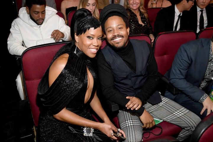 Regina King and Ian Alexander Jr. at the 2019 American Music Awards on Nov. 24, 2019, in Los Angeles, California. King’s post on Friday marked her first Instagram post since Alexander’s death in 2022.