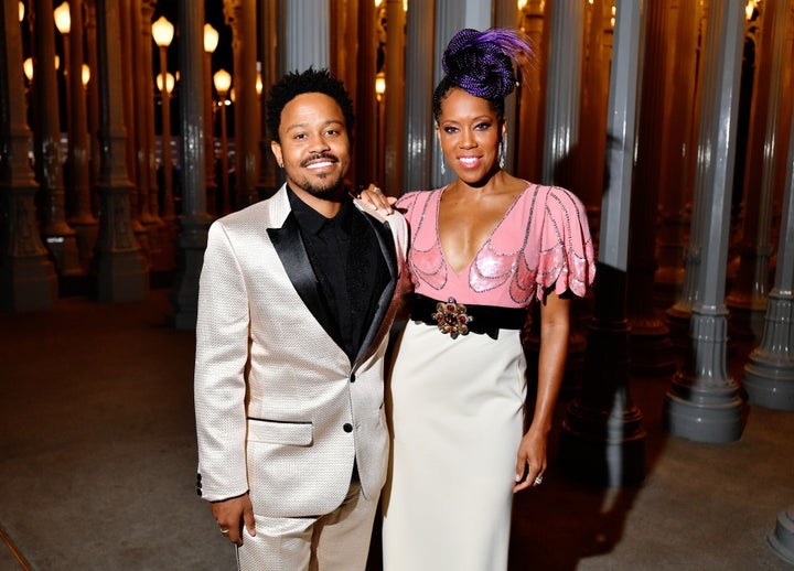 Ian Alexander Jr. and Regina King on Nov. 2, 2019, in Los Angeles, California. King shared a touching tribute on Jan. 20 on Instagram to her son for his birthday one year after his death. 