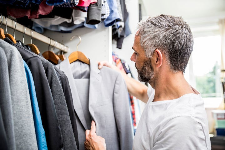 Picking out your outfit on Sunday nights can help reduce stress on Monday mornings.