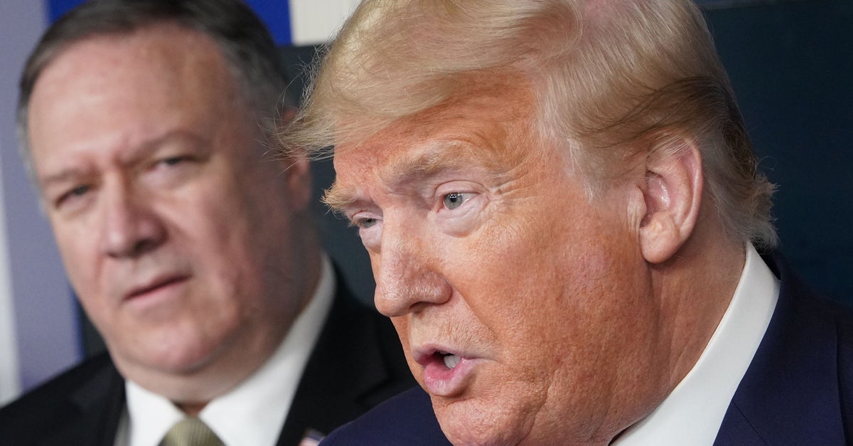 Trump Told Mike Pompeo To 'Shut The Hell Up' About China After COVID Outbreak: Book