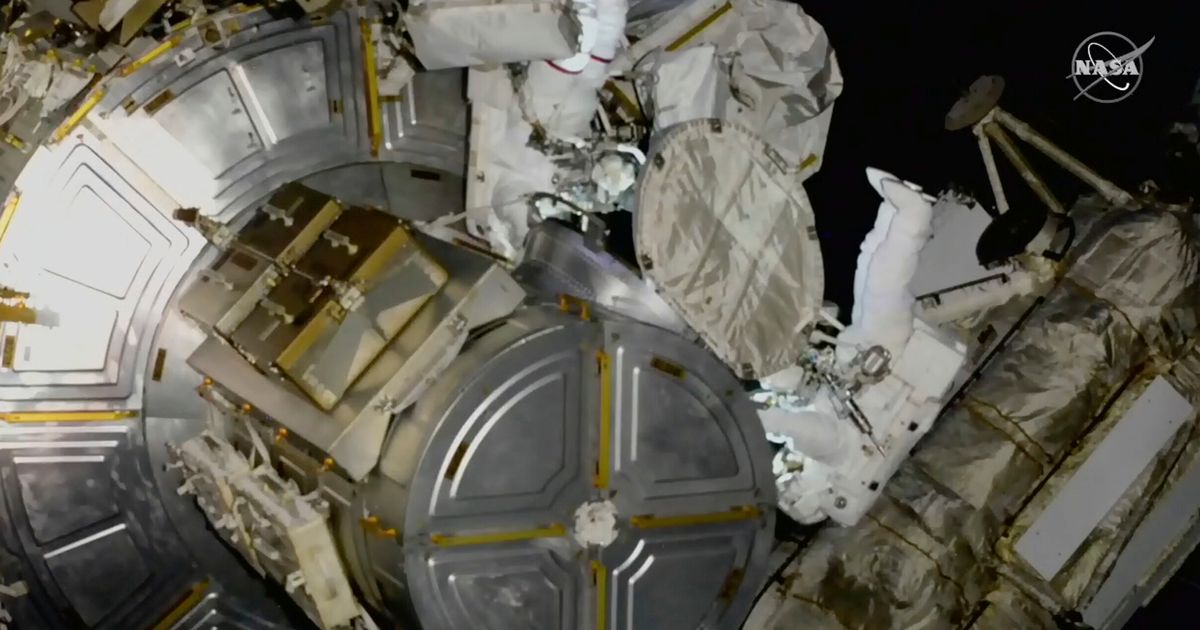 First Native American Woman In Space Steps Out On Spacewalk