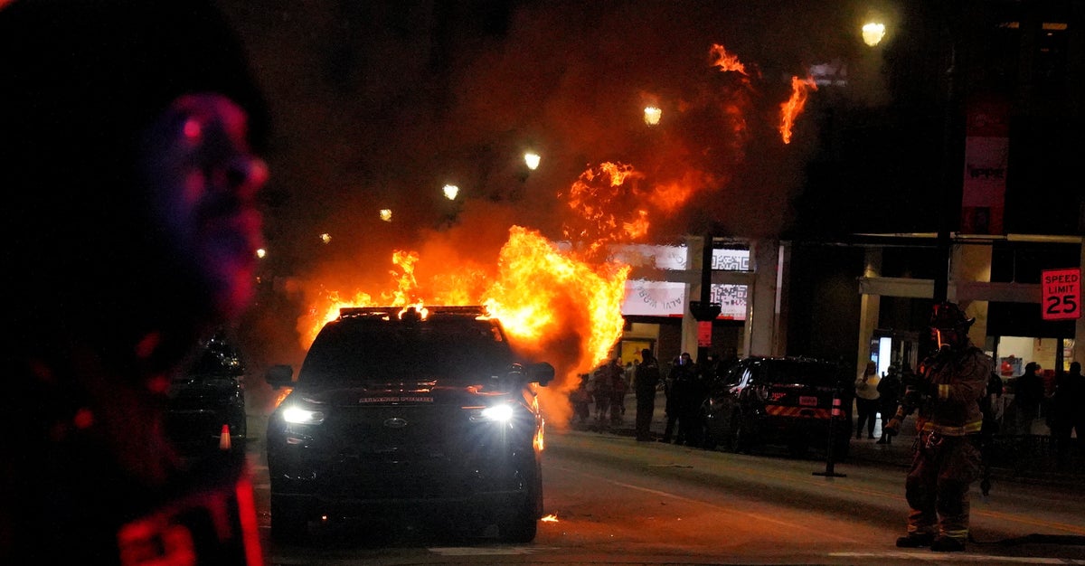 Violent Protest Erupts In  Downtown Atlanta Over Police Killing Of Activist