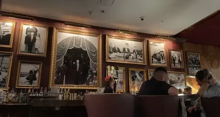 The Trump Tower bar is filled with Trump administration memorabilia