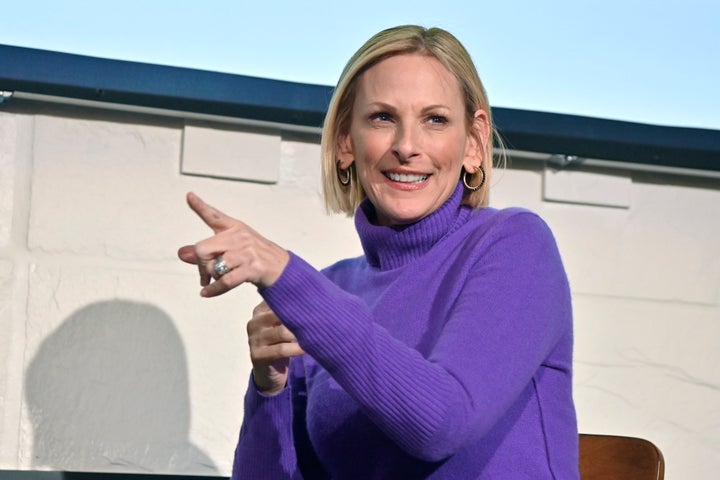 Marlee Matlin, pictured speaking at a Sundance event on Saturday, walked out with two other jurors during a screening on Friday.